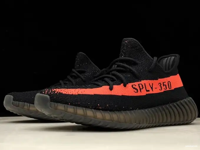 Adidas Core V2 Boost BY9612 350 Red Yeezy Black 0502